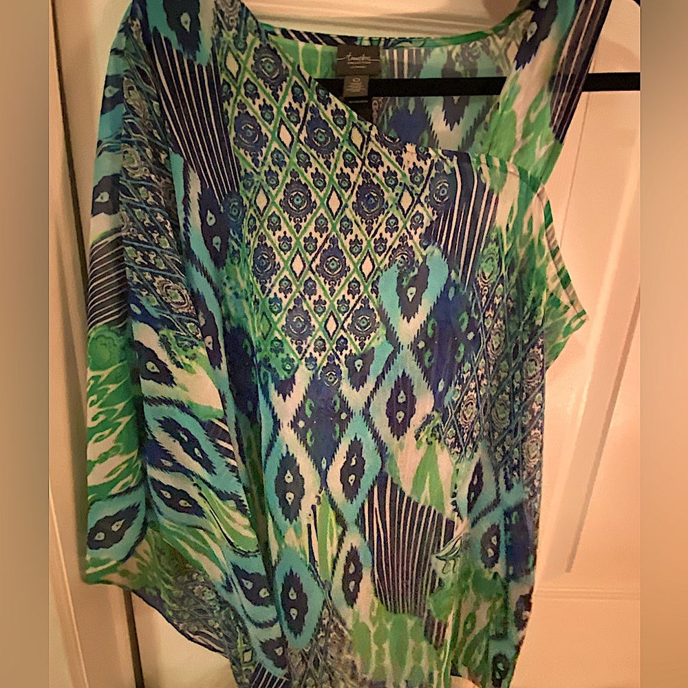 Travelers collection by Chicos, women’s sheer top